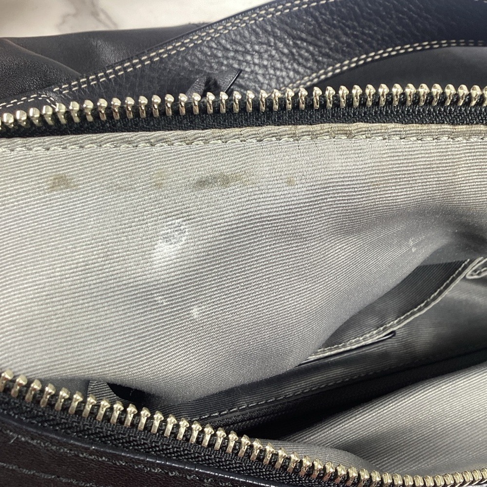 Coach Y2K‎ #13730 Vintage Soho Black Leather  Shoulder Bag with Silver Purse - Picture 14 of 14